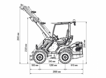 MULTIONE EZ8-1420кг-215кВт