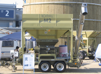 Плющилка влажного зерна ROMILL M2