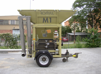 Плющилка влажного зерна ROMILL M1