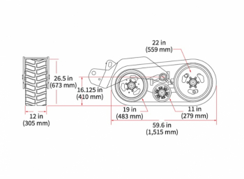Гусеничный ход SOUCY S TECH 012P для посевного комплекса JOHN DEERE